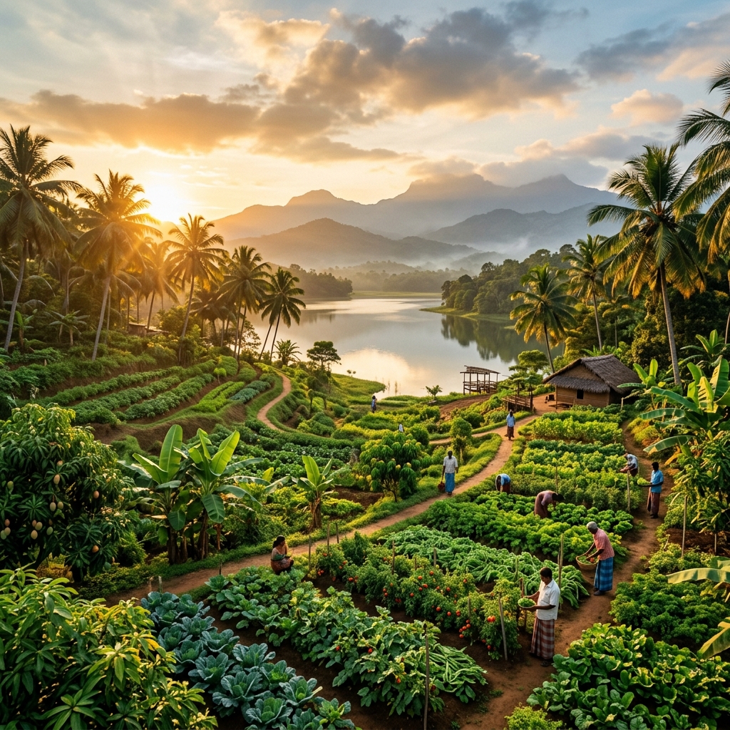 Kandalama farm landscape